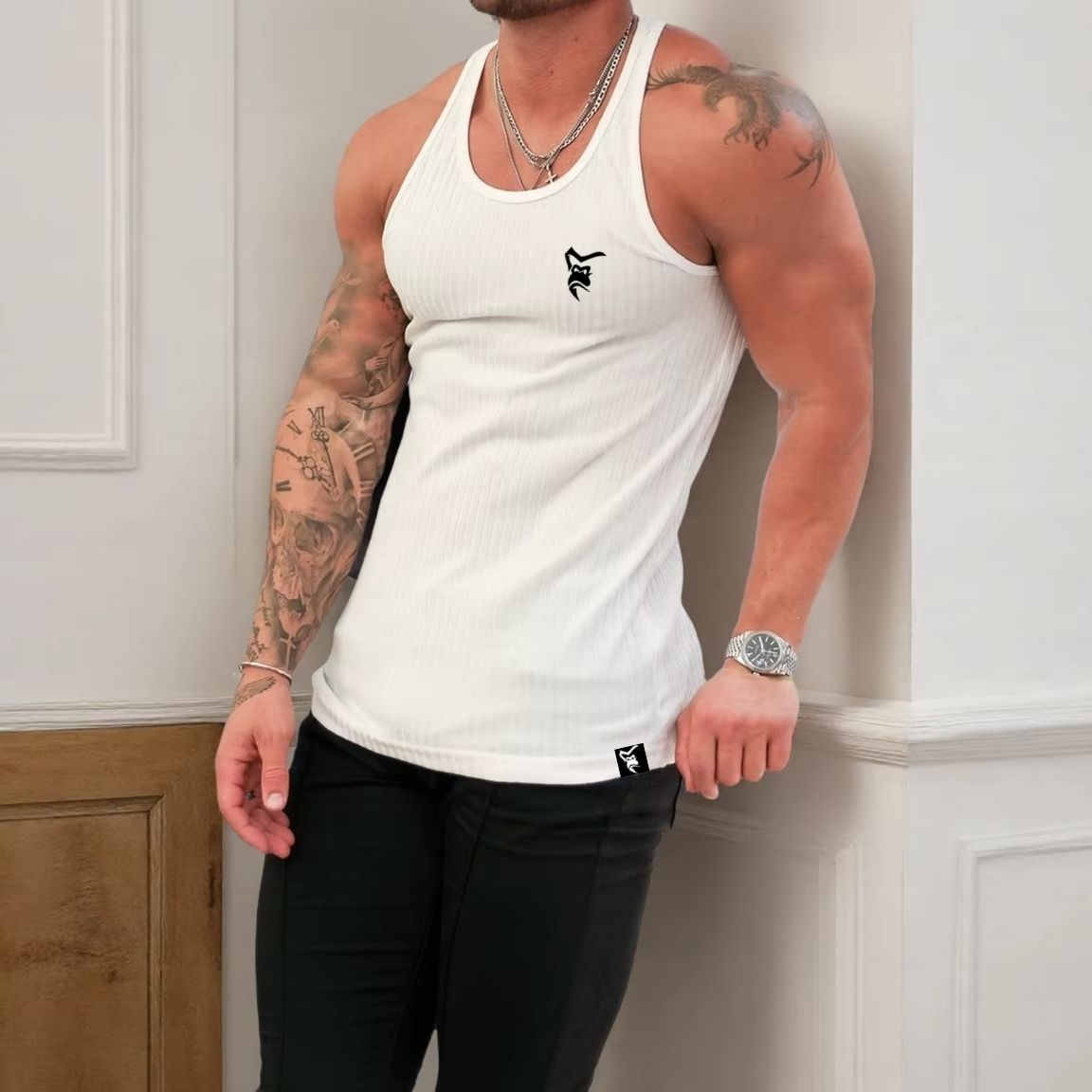 NEW Men's Quick Dry Running Ta - огляд і ціна Sleeveless Undershirt