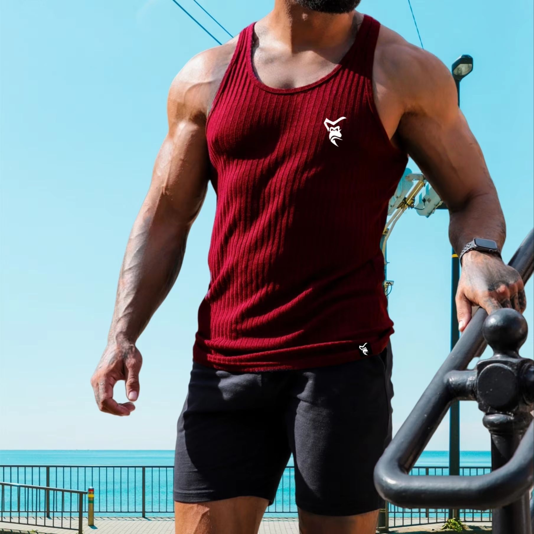 NEW Men's Quick Dry Running Ta - огляд і ціна Sleeveless Undershirt