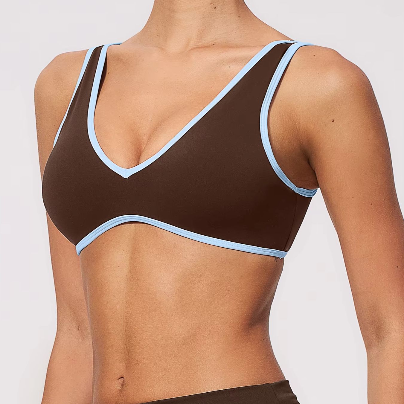 Yoga Bras Backless Color Block - огляд і ціна Quick Dry Underwear