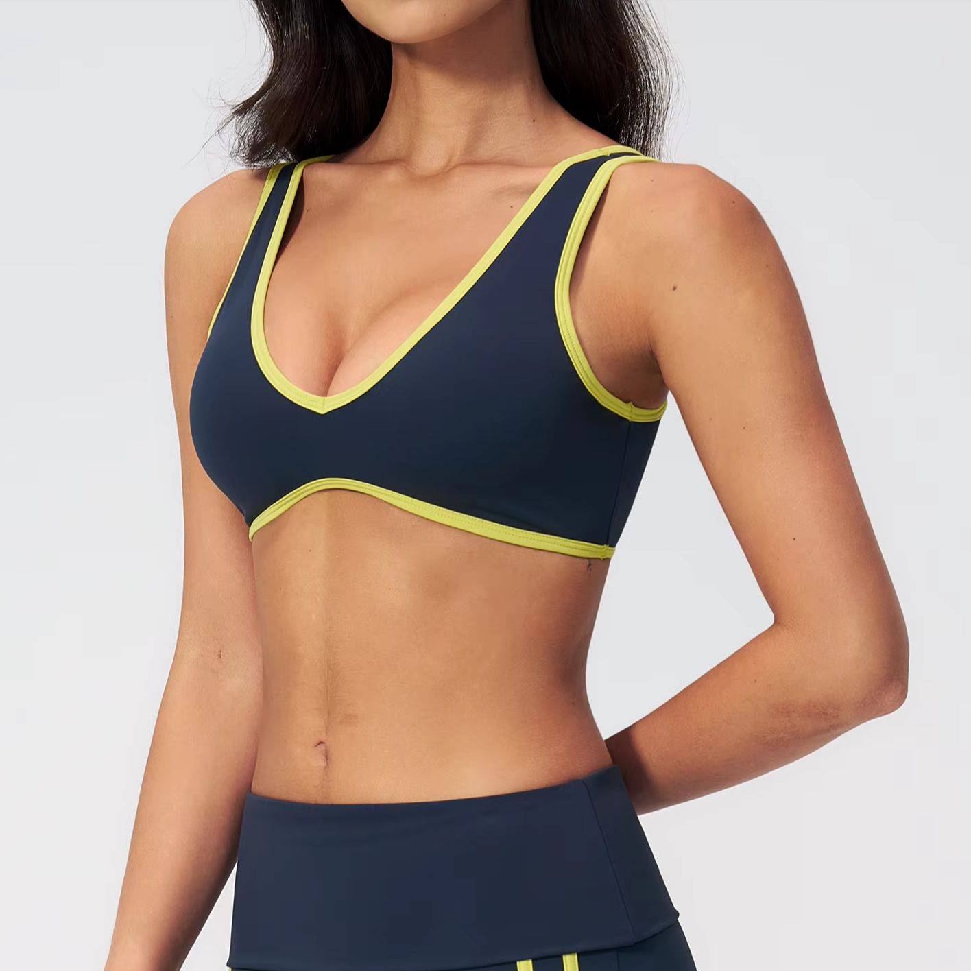 Yoga Bras Backless Color Block - огляд і ціна Quick Dry Underwear